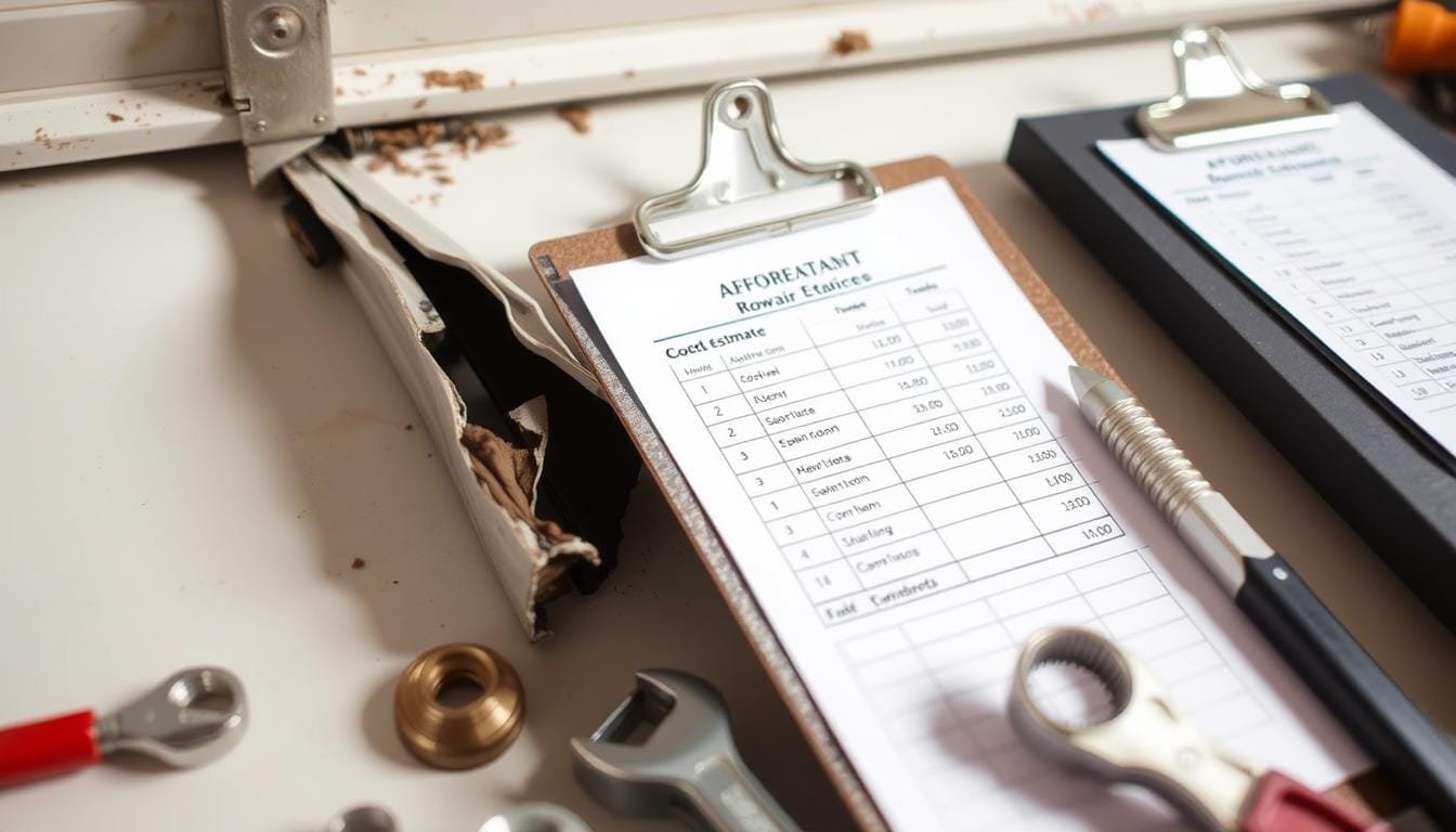 Garage door repair costs in Rowville