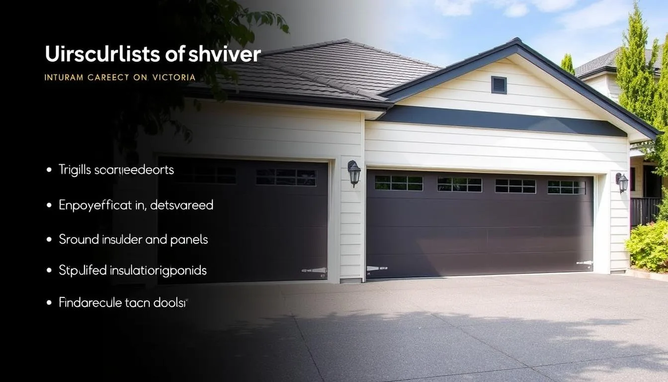benefits of insulated garage doors in victoria