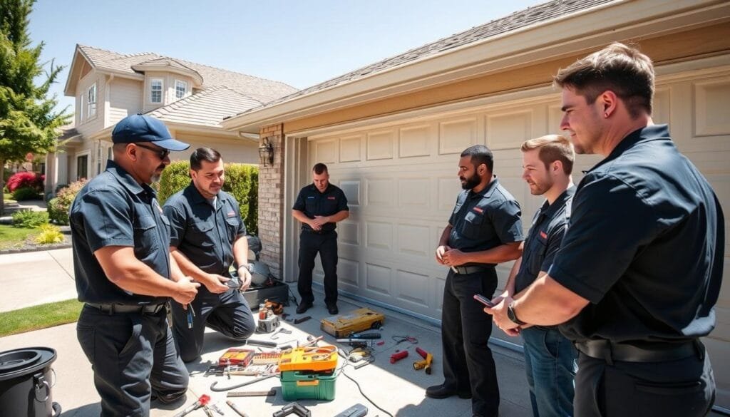 garage door maintenance team