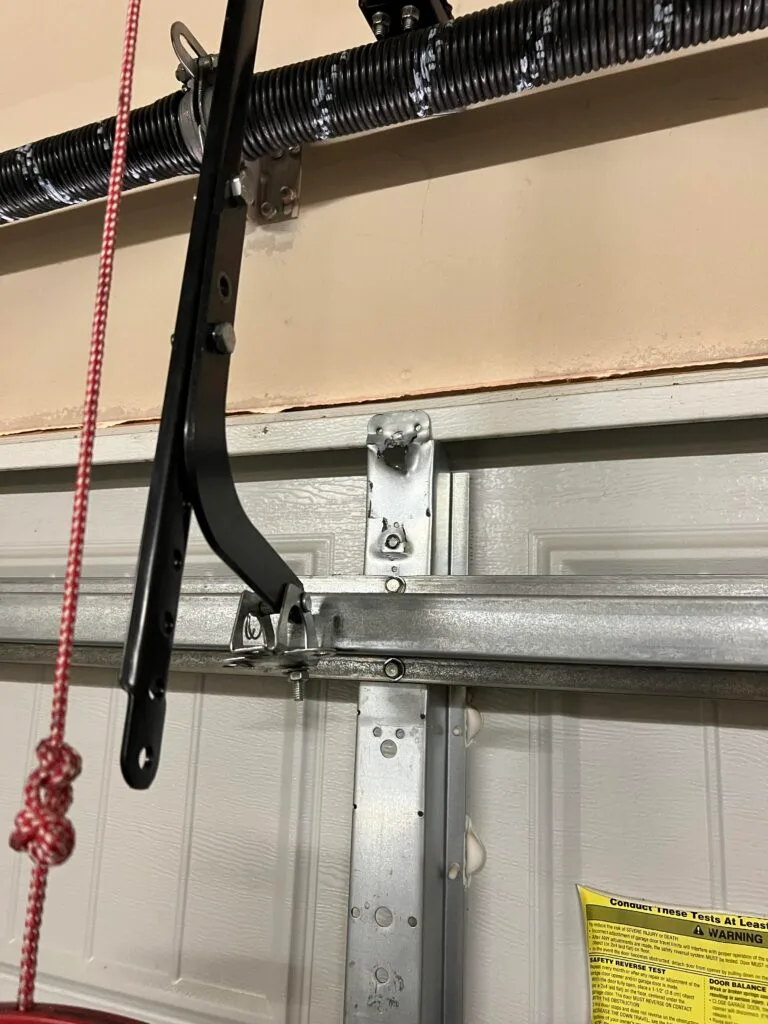 garage door bracket replacement